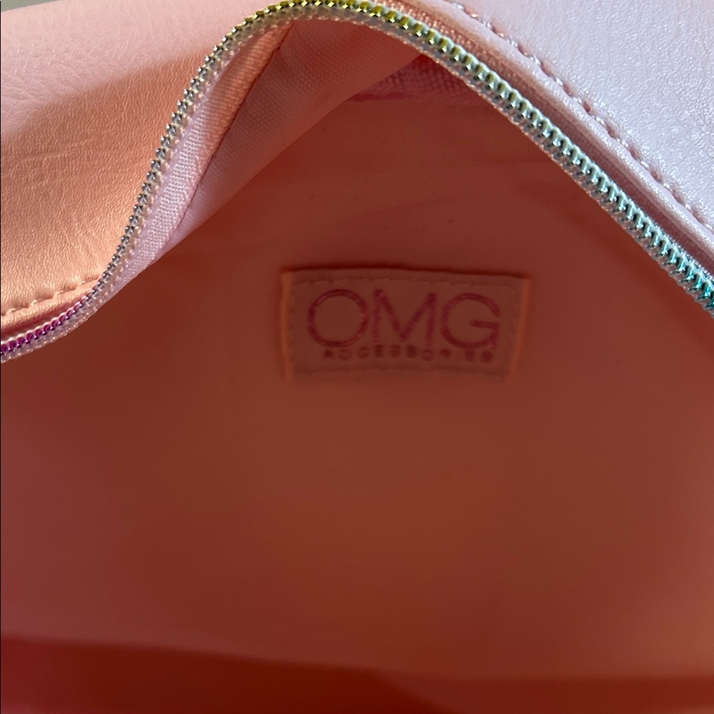 OMG Pink and‎ Multicolor Heart Kids Bag - Picture 8 of 9